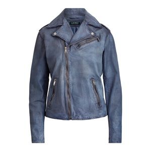 Ralph Lauren Leather Moto Jacket NWT